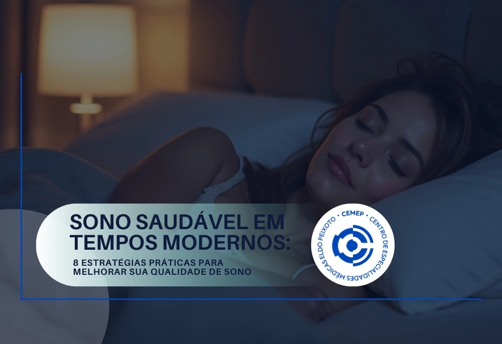 Dormir bem é tão essencial quanto se alimentar ou se hidratar. Ainda assim, em tempos modernos 🩺, o sono costuma ser deixado de lado – ou sabotado sem percebermos. Luzes de telas, trabalho até tarde, ansiedade, redes sociais… tudo conspira para noites mal dormidas.Aqui no CEMEP – Centro de Especialidades Eldo Peixoto, sabemos como o atendimento humanizado ajuda a identificar causas, orientar mudanças e prevenir problemas mais sérios ligados ao sono. Mas você pode começar hoje mesmo com pequenas mudanças.Vamos falar sobre estratégias práticas para combater insônia, reduzir o jet lag social e garantir um sono de qualidade?
